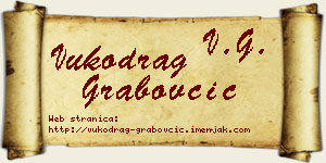 Vukodrag Grabovčić vizit kartica